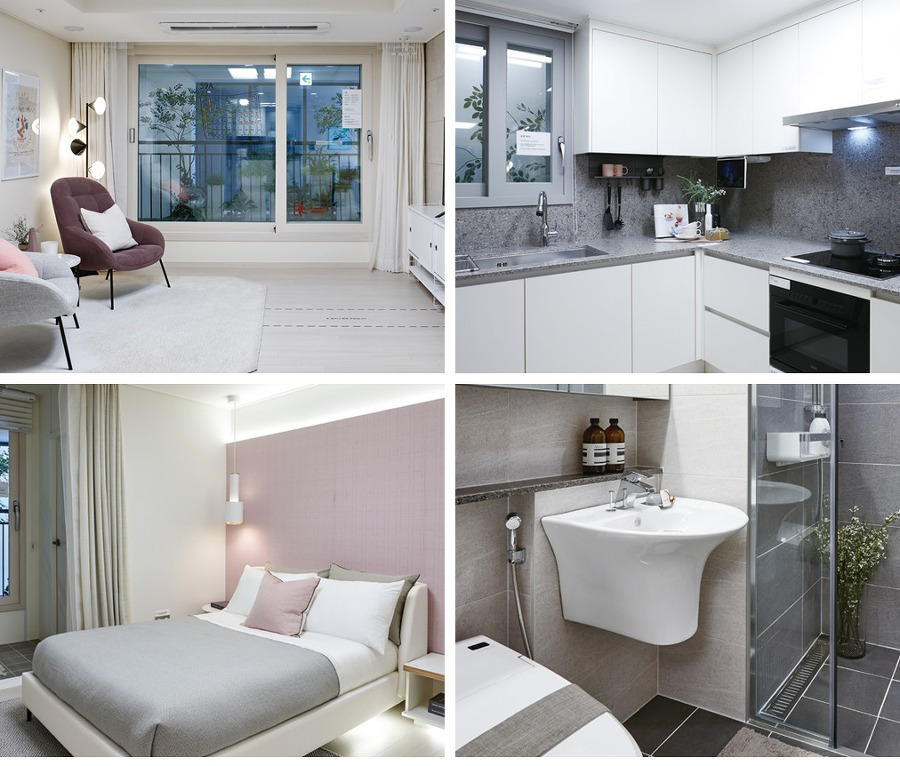 매교역 푸르지오SK뷰 유니트구조